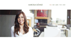 Desktop Screenshot of marcelagomez.com